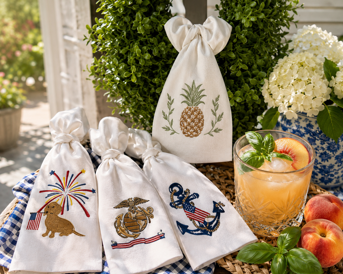 Pineapples, Patriotic Sashes & Porch Sips