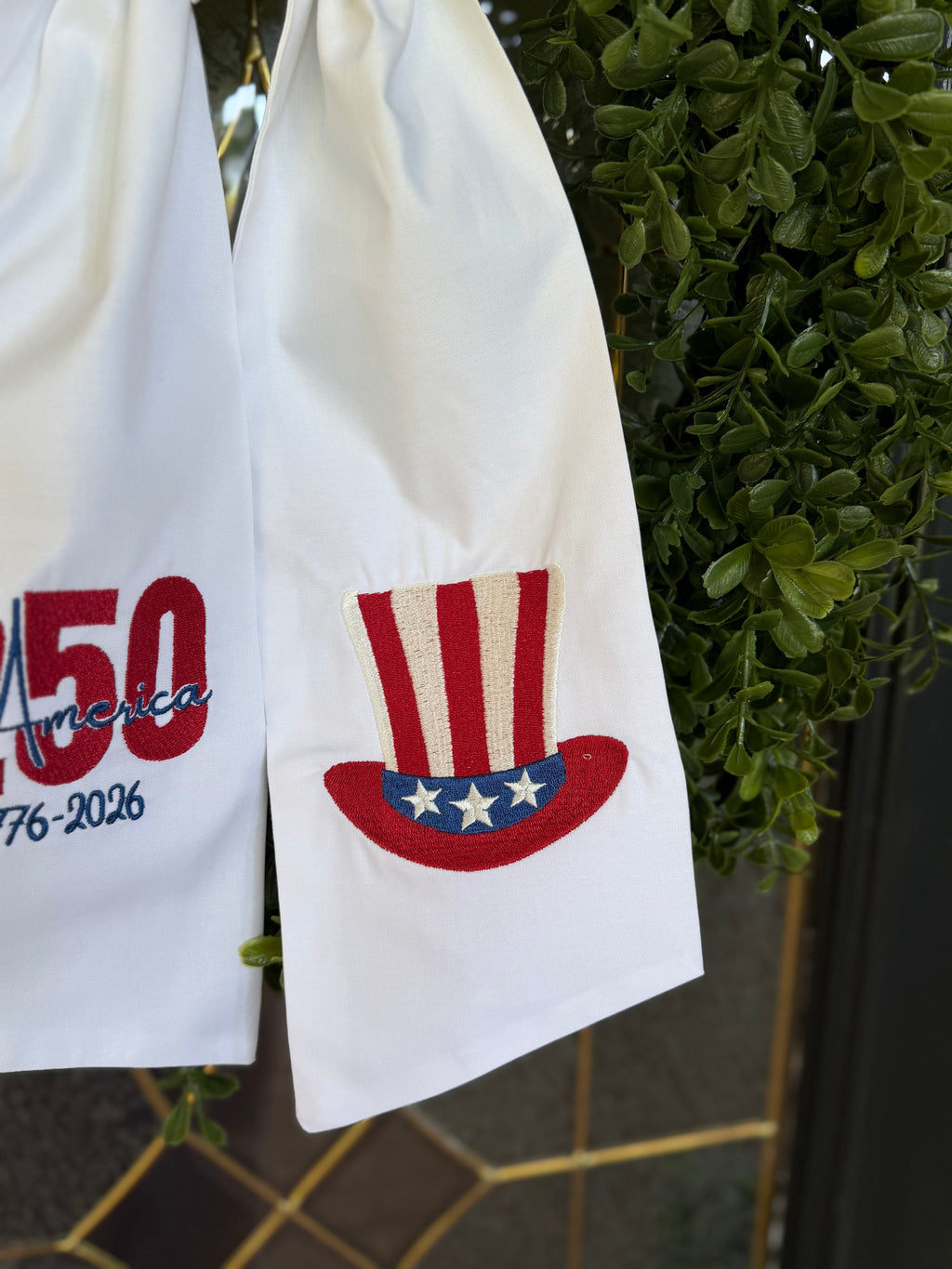 Uncle Sam Wreath Sash