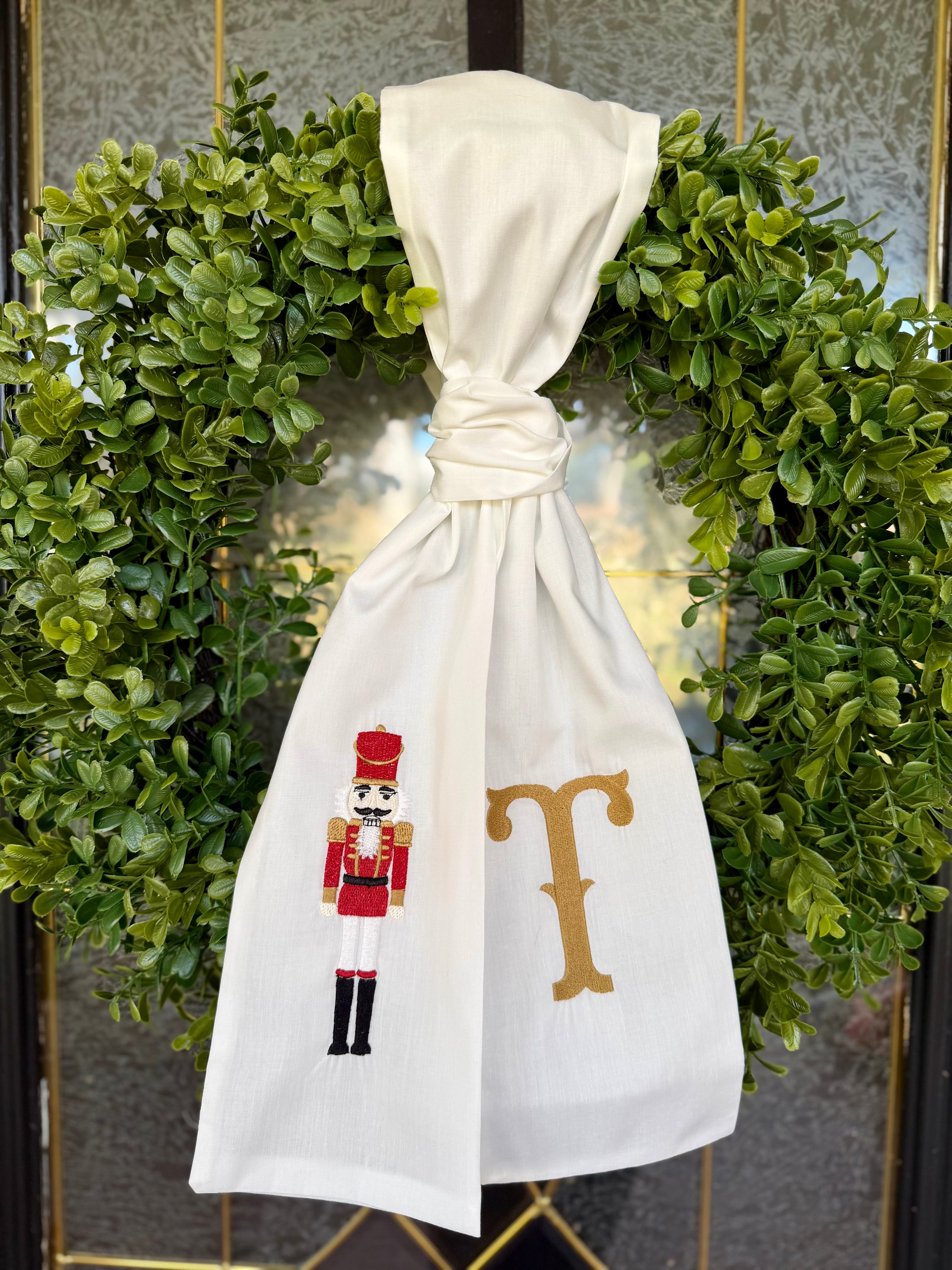 Nutcracker Wreath Sash