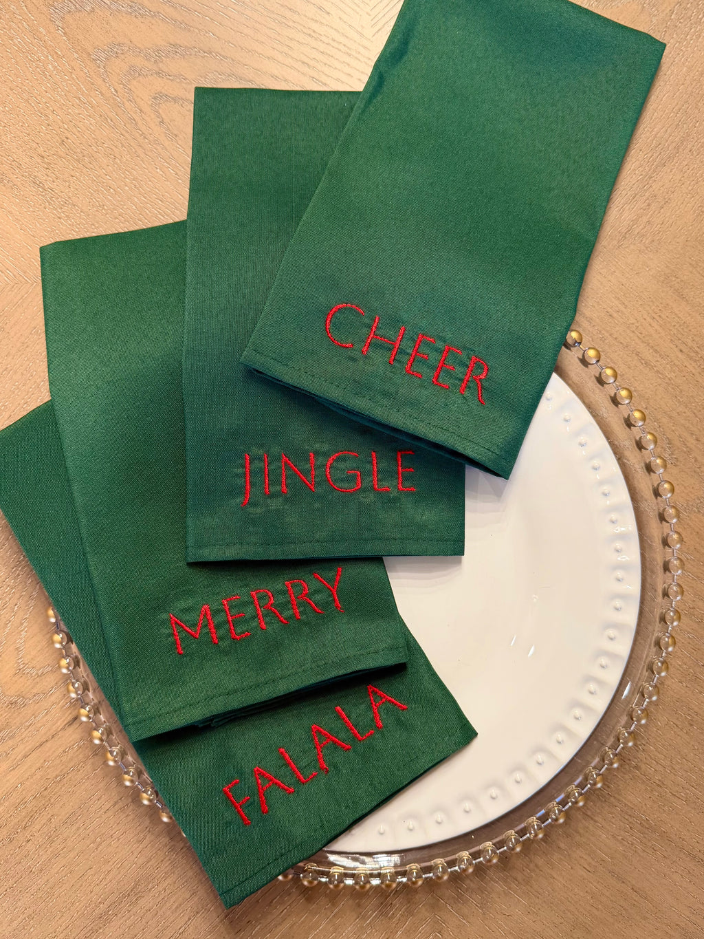 Jolly Christmas Napkin (set of 4)