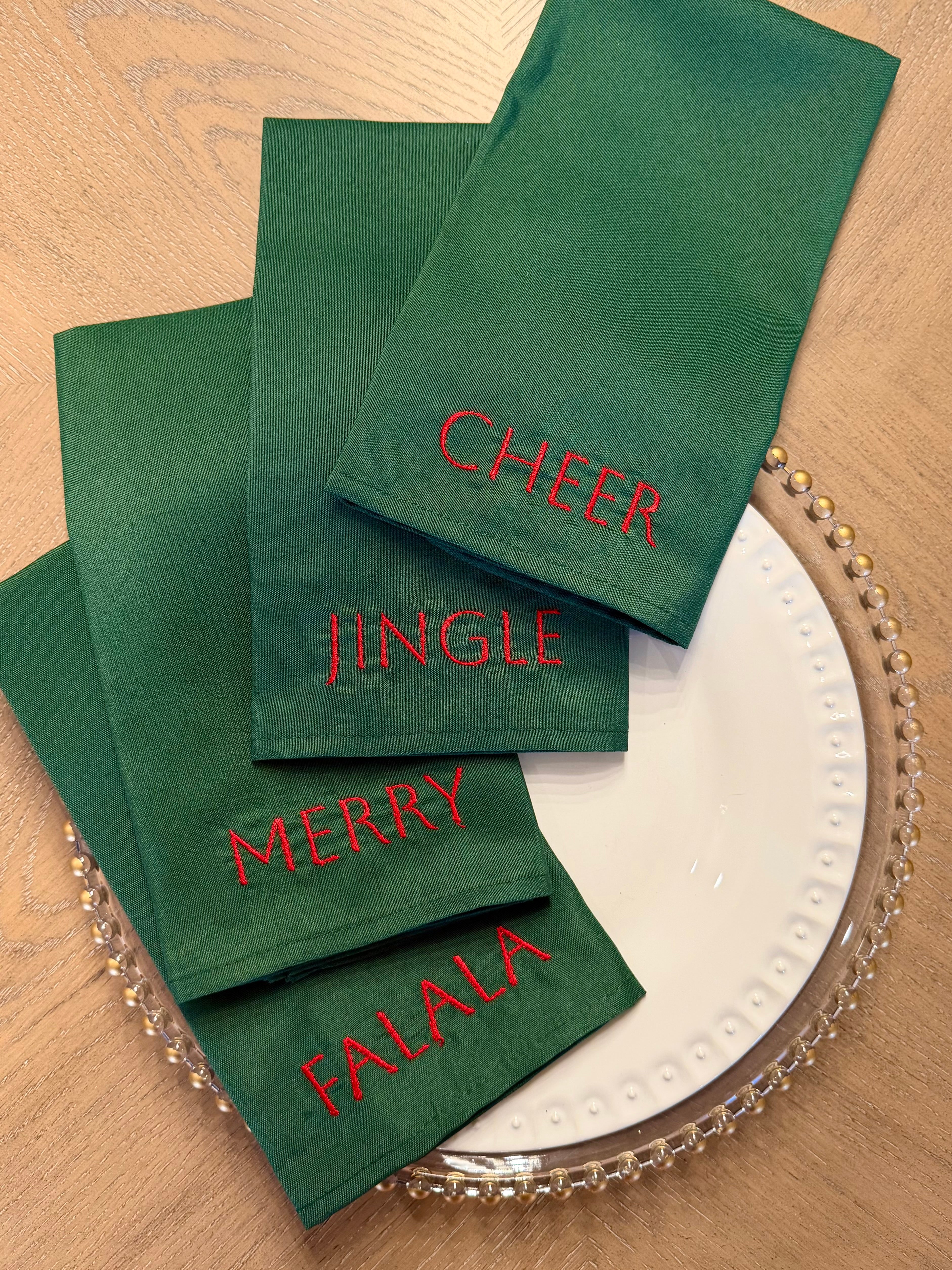 Jolly Christmas Napkin (set of 4)