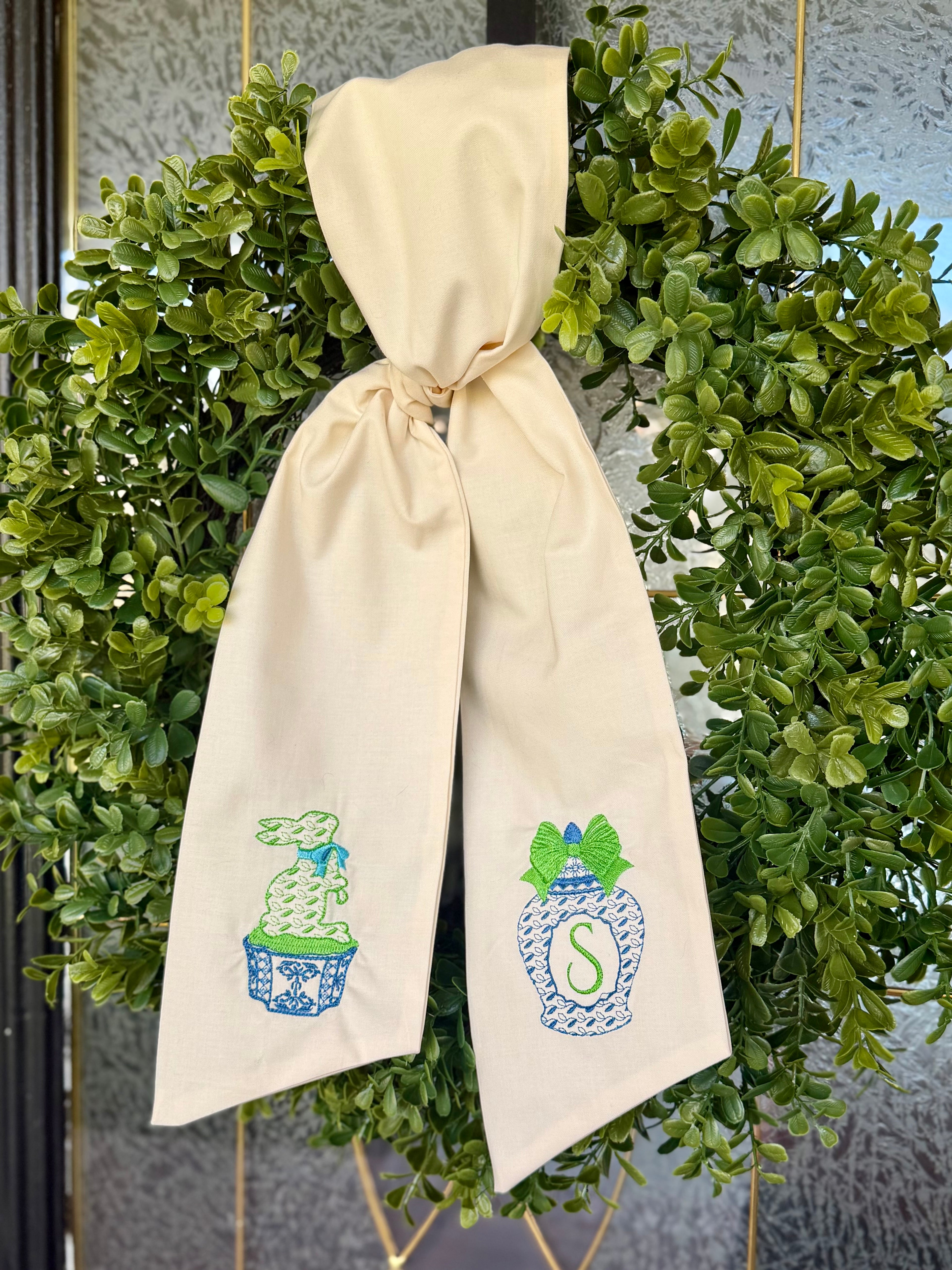 Ginger Jar Bunny Sash