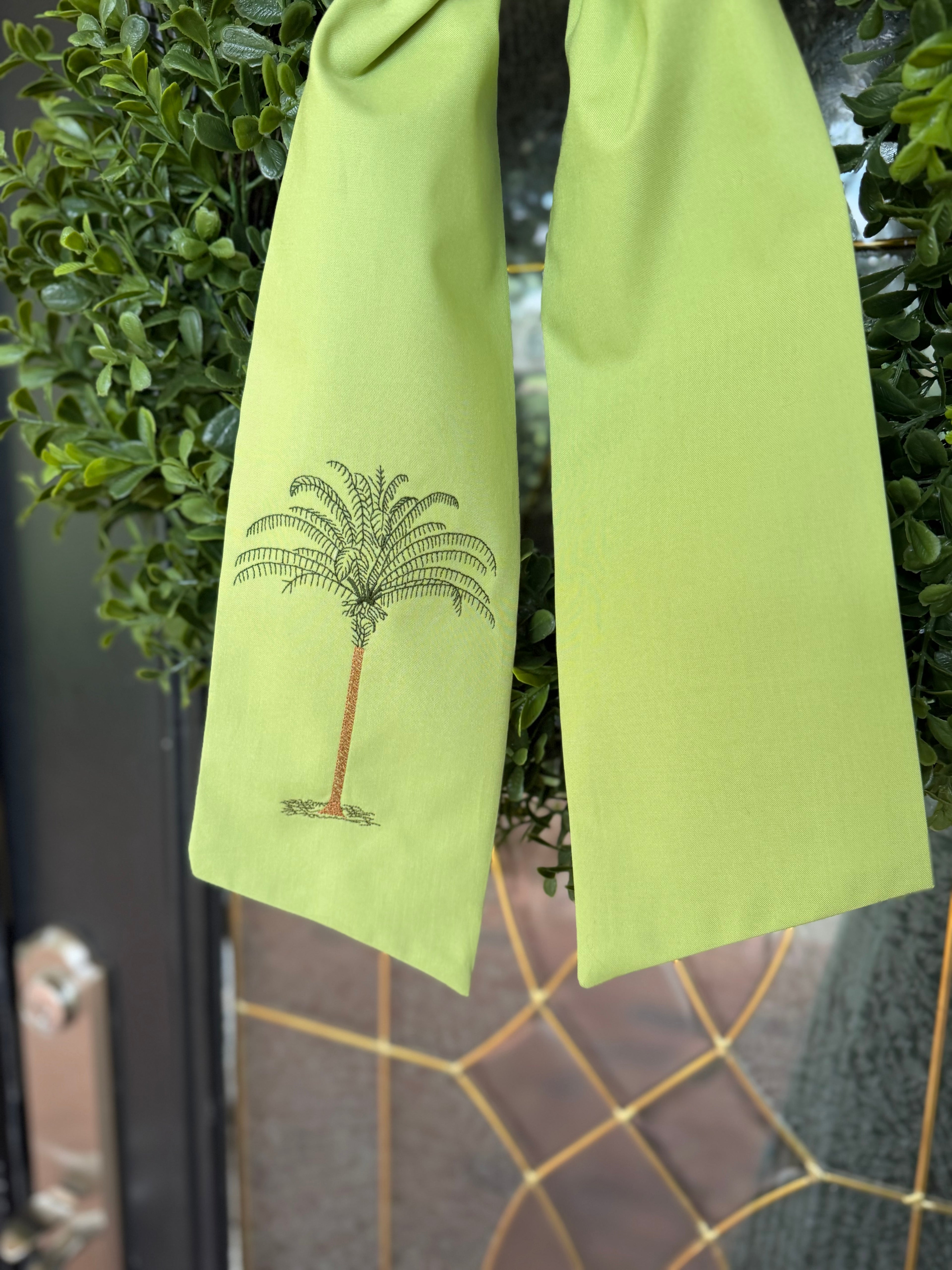 Palmetto Wreath Sash