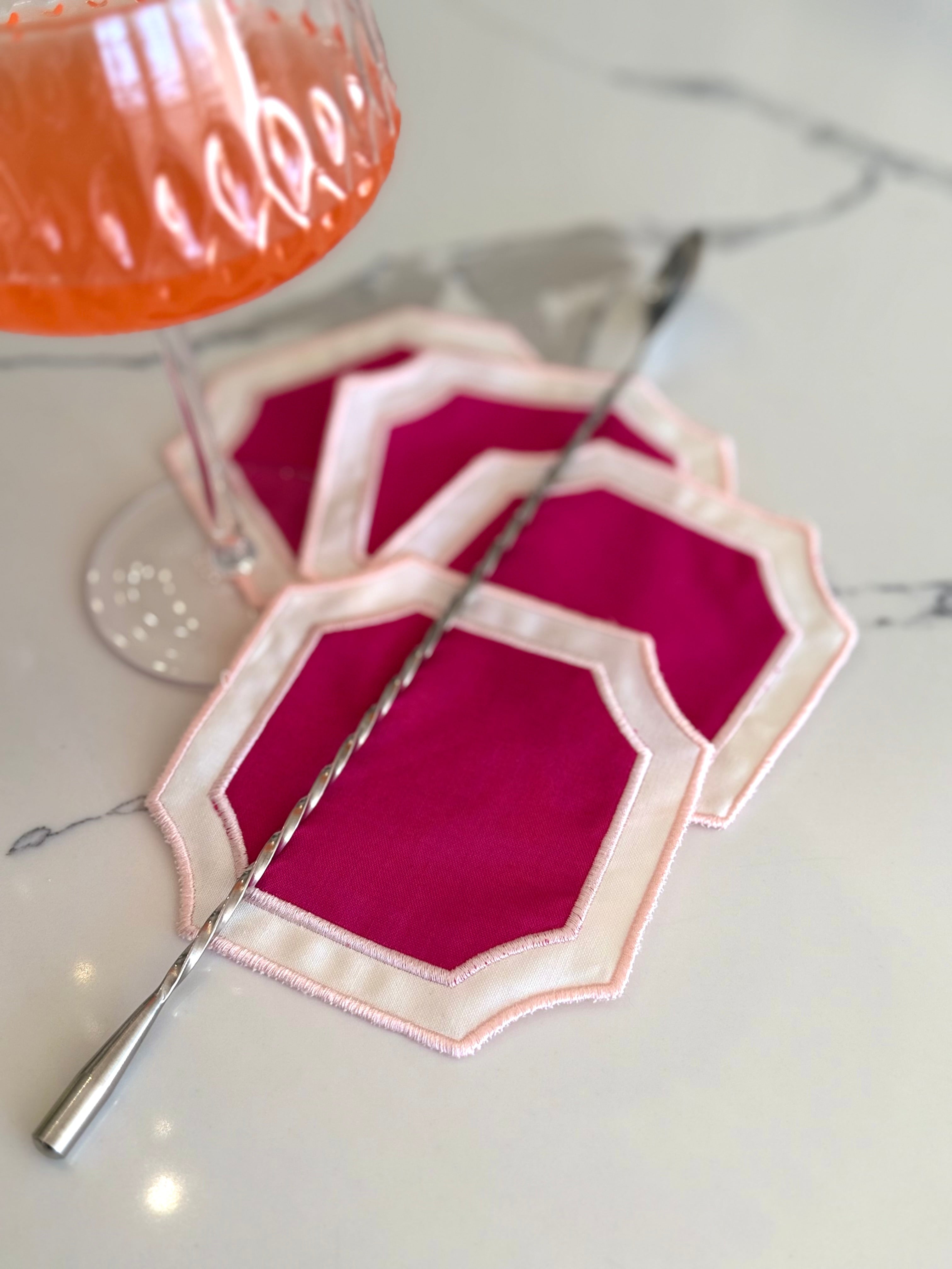 Valentines Coaster Set