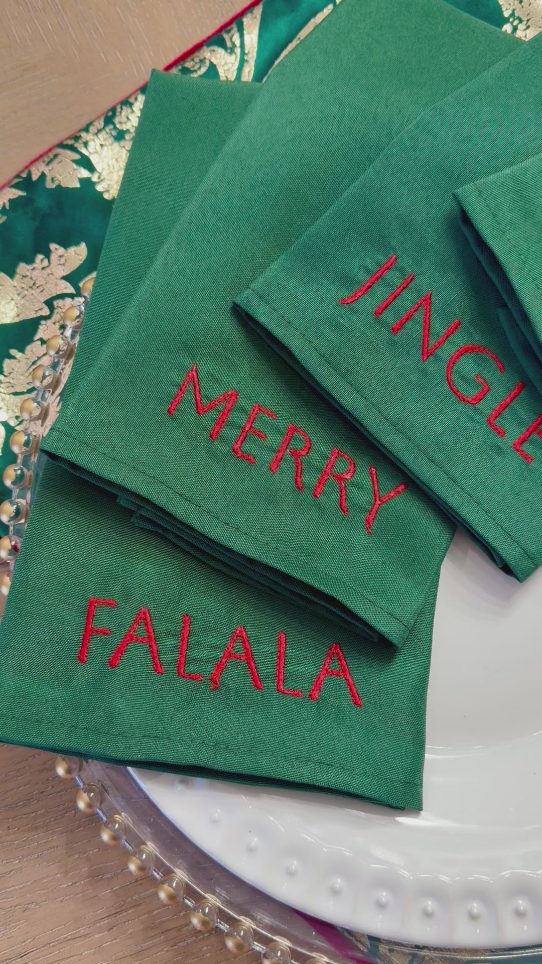 Jolly Christmas Napkin (set of 4)